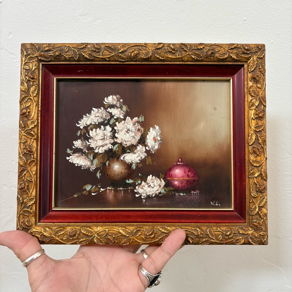 Vintage Small Oil Painting - Artist Signed
